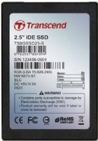 Transcend TS8GSSD25-S Internal 2.5" PATA 44-pin 8GB Solid State Drive (SSD) with SLC, Read 83MB/s, Write 66MB/s, 64MB Dram cache, Fully compatible with the PATA interface standard, Non-volatile Flash Memory for outstanding data retention, Shock resistance, Support S.M.A.R.T function (self-definition), UPC 760557807094 (TS8GSSD25S TS-8GSSD25S TS8GSSD25 TS8 GSSD25-S) 