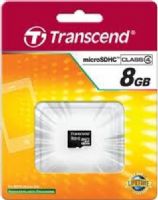 Transcend TS8GUSDC4 microSDHC 8GB Memory Card, Fully compatible with SD 2.0 Standards, SDHC Class 4 compliant, Easy to use, plug-and-play operation, Built-in Error Correcting Code (ECC) to detect and correct transfer errors, Complies with Secure Digital Music Initiative (SDMI) portable device requirements, UPC 760557819080 (TS-8GUSDC4 TS 8GUSDC4 TS8G-USDC4 TS8G USDC4) 
