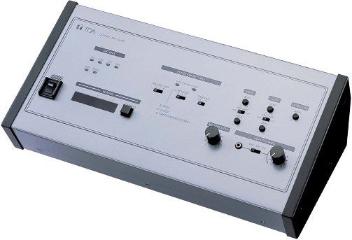 TOA Electronics TS-900UL System Controller with Voting & Simultaneous Interpretation System, Supports up to (96) TS-901 Chairperson and TS-902 Delegate Stations, Four ports for model TS-905 infrared transceiver, Convenient vote results display, Second language channel for simultaneous interpretation, Three Aux and two Mic inputs (TS900UL TS 900UL TS900-UL TS900 UL)
