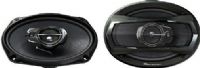 Pioneer TSA6965R Coaxial Car Speakers, 92 dB Sensitivity, 400 Watts Peak Power Handling, 4 Ohm Impedance, 35-37000 Hz Frequency response, 3 Way Design, 2.88" Bottom Mount Depth, 400W Max Power Power Handling, 6" x 9" Diameter, New grille design, Passive Crossover Network, Smooth off-axis response, Soft Dome Tweeter with Wave Guide for Increased Sensitivity, UPC 884938187633 (TSA6965R TS-A6965-R TS A6965 R) 
