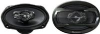 Pioneer TS-A6975R  Three-Way TS Series Coaxial Car Speakers, 3-way Crossover Type, 90 W RMS Output Power, 500 W PMPO Output Power, Crossover Supported, 28 Hz Minimum Frequency Response, 24 kHz Maximum Frequency Response, 4 Ohm Impedance, 91 dB Sensitivity, Automobile Application/Usage, Mica Woofer, 2.25" Dome Midrange, 0.63" Tweeter, UPC 884938187671 (TSA6975R TS-A6975R TS A6975R) 