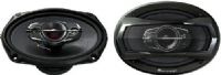 Pioneer TS-A6985R  Four - Way TS Coaxial Car Speakers, 4-way Crossover Type, Crossover Supported, 100 W RMS Output Power, 550 W PMPO Output Power, Mica Woofer, 1" Dome Midrange, 0.63" Tweeter, 0.38" Super Tweeter, 27 Hz Minimum Frequency Response, 38 kHz Maximum Frequency Response, 4 Ohm Impedance, 91 dB Sensitivity, UPC 884938187701 (TS-A6985R TS A6985R TSA6985R) 