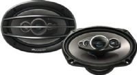 Pioneer TS-A6994R Speaker, 5-way Crossover Type, 160 W RMS Output Power, 1200 W PMPO Output Power, 27 Hz Minimum Frequency Response, 30 kHz Maximum Frequency Response, 4 Ohm Impedance, 92 dB Sensitivity, Crossover Supported, Carbon Graphite Woofer, Dome Midrange, Tweeter (TSA6994R TS-A6994R TS A6994R) 