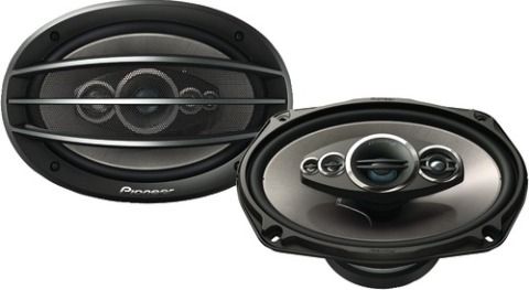 Pioneer TS-A6994R Speaker, 5-way Crossover Type, 160 W RMS Output Power, 1200 W PMPO Output Power, 27 Hz Minimum Frequency Response, 30 kHz Maximum Frequency Response, 4 Ohm Impedance, 92 dB Sensitivity, Crossover Supported, Carbon Graphite Woofer, Dome Midrange, Tweeter (TSA6994R TS-A6994R TS A6994R)