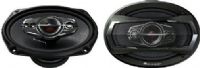 Pioneer TS-A6995R Five-Way TS Series Coaxial Car Speakers, 5-way Crossover Type, Crossover Supported, 100 W RMS Output Power, 600 W PMPO Output Power, Mica Woofer, 1" Dome Midrange, 0.63" Tweeter, 0.38" Super Tweeter, 27 Hz Minimum Frequency Response, 38 kHz Maximum Frequency Response, 4 Ohm Impedance, 92 dB Sensitivity, Polymer and Rubber Material, UPC 884938187732 (TSA6995R TS-A6995R TS A6995R) 