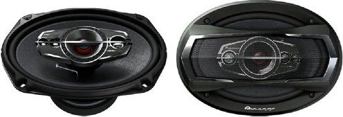 Pioneer TS-A6995R Five-Way TS Series Coaxial Car Speakers, 5-way Crossover Type, Crossover Supported, 100 W RMS Output Power, 600 W PMPO Output Power, Mica Woofer, 1