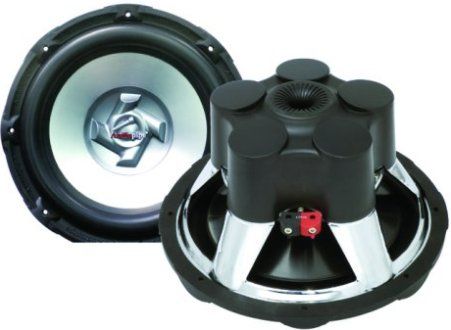 Audiopipe TS-AX10 Subwoofer, Output Power (P.M.P.O.) 500 Watts, Output Power (R.M.S.) 250 Watts, Frequency Response 28-2000 Hz, Sensitivity 86dB, Rubber Surround Titanium Color PP Cone, Chromed Steel Basket, 2
