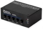 Atlas Sound TSD-MIX41 4 by 1 Mic, Line Mixer; Black; Ideal for applications where multiple mic or line sources need to be sub mixed or summed; Four (4) Balanced Mic, Line Inputs; Four (4) professional grade microphone preamps with switchable 24 Volts Phantom Power; Up to 50dB mic gain per input; UPC 612079187812 (TSDMIX41 TSD-MIX41 ATLASTSD-MIX41 ATLAS-TSD-MIX41 MIXER-TSD-MIX41 MIC-TSD-MIX41MIXER) 