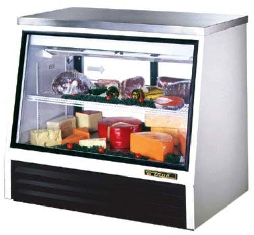 True TSID-48-2-L Low-Height Single Duty Deli Case, Automatic defrost system, timeinitiated, time-terminated, 17 Cu.Ft, Interior - attractive, NSF approved, white aluminum liner. 300 series stainless steel floor with coved corners, Entire cabinet structure is foamed-in-place using high density, CFC free, polyurethane insulation, Cabinet is NSF-7 certified to hold open food product (TSID482L TSID-482-L TSID-482L TSID48-2-L TSID482-L TSID-48-2 TSID482) 