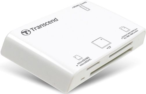 Transcend TS-RDP8W Multi-Card Reader P8 (13 in 1 Card Reader), Fully Compliant with the Hi-Speed USB 2.0 specification, USB powered (no external power or battery needed), LED indicates card insertion and data traffic, Compatible with the new SDHC standard, UPC 760557814764 (TSRDP8W TS RDP8W TSR-DP8W TSRD-P8W TS-RDP8)