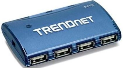 TRENDnet TU2-700 High Speed USB 2.0 7-port Hub with Power adapter, Compliant with USB 2.0 and USB 1.1 Specifications, Fully Forward and Backward Compatible with USB 1.1 Devices, Supports all USB speeds: High-Speed (480Mbps), Full-Speed (12Mbps) and Low-Speed (1.5Mbps), Switches to the peripherals Highest Supported Speed Automatically (TU2700 TU2 700 TU-2700 TU 2700 Trendware)