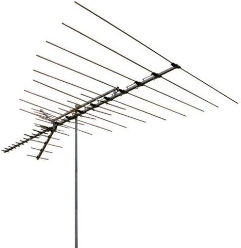 Terk TV38 Large Directional HDTV Outdoor Antenna, HDTV Compatible, 43 Elements , 90-Inch Turning Radius, VHF: 54MHz-230MHz (Channels 2-13) Operating Bandwidth (TV-38 TV 38 Terk 38)