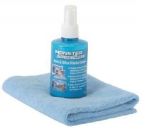 Monster TV CLNKIT Ultimate Performance TV Cleaning Kit, Powerful cleaning solution removes dust, dirt, and oily fingerprints, Advanced formula cleans without dripping, streaking, or staining like ordinary cleaners (TVCLNKIT TV-CLNKIT 126634) 