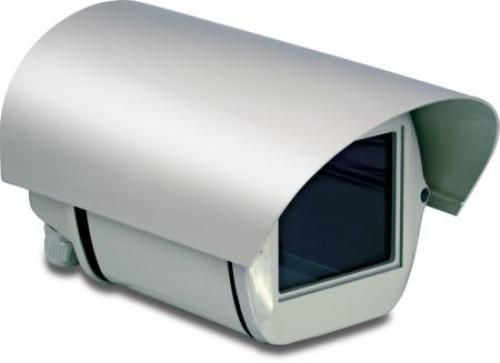 TRENDnet TV-H100 Outdoor Camera Enclosure, Supported Devices TV-IP110, TV-IP110W, TV-IP212, TV-IP212W, TV-IP312, TV-IP312W, Robust construction design provides a cost-effective solution for protecting your TRENDnet Internet camera from the rigors of outdoor use, Adjustable mounting kit can secure the enclosure to a vertical or horizontal surface (TVH100 TV H100 TVH-100)