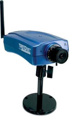 TRENDnet TV-IP201W Wireless Internet Audio Camera Server, Wireless Supports Infrastructure and Ad-Hoc Modes, Supports M-JPEG Compression and Audio Monitoring (TVIP201W   TV  IP201W)