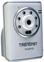 Trendnet TV-IP312 Day/Night Internet Camera Server With 2-Way Audio, Built-in USB port allows you to store still image directly onto a USB flash or hard drive, Infrared lens enables day and night version- night visibility up to 5 meters, Supports TCP/IP networking, SMTP Email, HTTP, Samba and other Internet protocols, High quality MPEG-4 and MJPEG video recording with up to 30 frames per second (TV IP312 TVIP312) 