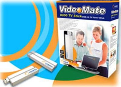 Bytecc TV-U880 VideoMate USB TV Tuner Video Mate U880 Thumb Size Stick, Work with most CD-ROM, CD-RW, DVD-ROM, DVD+/-RW And 3.5