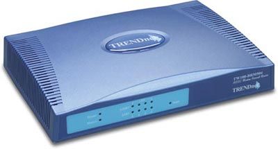 TRENDnet TW100-BRM504 ADSL Modem Firewall Router, Built-in 4-port 10/100Mbps Auto-Sensing Switch (TW100 BRM504 TW100BRM504 Trendware)