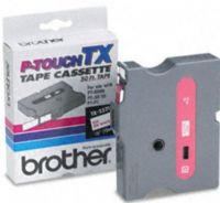 Brother TX2321 P-touch 1pk 1/2" Red on White Tape (50 ft), For Use With PT-30, PT-35, PT-8000, PT-PC (TX-2321 TX 2321 BRTTX2321 BRT-TX2321) 