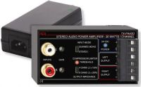 RDL TX-PA40D Stereo Audio Power Amplifier 40 W 8 Ohms With Power Supply; 20 Watts RMS per Channel into 8 Ohms 40 Watts total; 15 Watts RMS per Channel into 4 Ohms 30 Watts total; Left and right unbalanced phono jack inputs; Switch selectable stereo or mono operation; UPC 813721016232 (TXPA40D TXPA-40D TXPA40-D RDLTX-PA40D RDLTXPA-40D RDLTXPA40-D) 