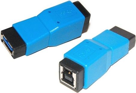 Bytecc U3-ABFF USB 3.0 Type A Female to Type B Female Adapter (U3ABFF U3 ABFF)