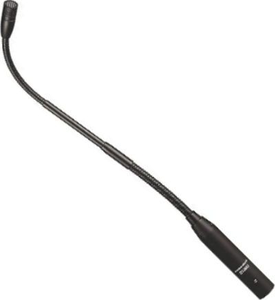 Audio-Technica U857Q Cardioid Condenser Quick-Mount Gooseneck Microphone, Frequency Response 30-20000 Hz, Low Frequency Roll-Off 80 Hz, 18 dB/octave, Impedance 250 ohms, Accepts interchangeable elements to permit angle of acceptance from 90 to 360, Two-stage foam windscreen yields dramatically improved resistance to P-pops and other breath blasts (U-857Q U857-Q U857)