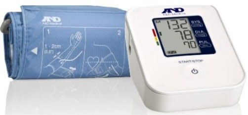 AND A&D Medical UA-611 Basic Blood Pressure Monitor, 15 Memory Recall, 34.9 x 54.2mm Display, Shows systolic diastolic and pulse rate, Pressure Rating Indicator, Irregular Hearbeat Detection, Battery life indicator, Single button operation, SlimFit Cuff, Systolic Presure 60-279 mmHg, Diastolic Pressure 40-200mmHg, Pulse 40-180 beats/minute, UPC 093764603174 (UA611 UA 611) 