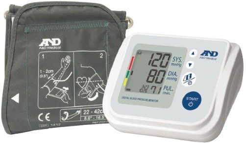 AND A&D Medical UA-767F Multi-User Blood Pressure Monitor, AccuFit Plus Cuff, 1.7