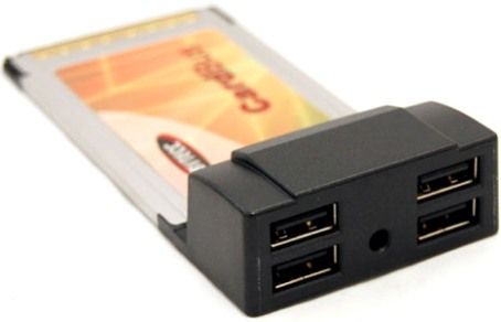 Bytecc UC-204 USB 2.0 Hi-Speed Card Bus 4 Ports, Fully compatible with Microsoft standard USB 2.0 driver for Windows XP or higher, Add 4 High Speed (480Mbps) USB 2.0 ports to your laptop, Supports Low / Full / High Speed (1.5/12/480 Mbps), Automatically switches to the highest supported speed of attached USB peripherals (UC204 UC 204)