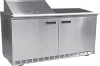Delfield UC4464N-12M Two Door Mega Top Reduced Height Refrigerated Sandwich Prep Table, 12 Amps, 60 Hertz, 1 Phase, 115 Volts, 12 Pans - 1/6 Size Pan Capacity, Doors Access, 21.6 cu. ft. Capacity, Swing Door, Solid Door, 1/2 HP Horsepower, 2 Number of Doors, 2 Number of Shelves, Air Cooled Refrigeration, Mega Top , 64" Nominal Width, 34.25" Work Surface Height, 64" W x 8" D Cutting Board (UC4464N-12M UC4464N12M UC4464N 12M) 