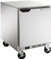 Beverage Air UCF24AHC Undercounter Freezer - 24", Counter Height Style, 4 Amps, 60 Hertz, 1 Phase, 115 Voltage, 5.38 cu.ft. Capacity, 1/6 HP Horsepower, 1 Number of Doors, 2 Number of Shelves, Comes with 6" legs, Rear Mounted Compressor Location, Front Breathing Compressor Style, Doors Access, Swing Door, Solid Door, Right Hinge Location, Environmentally-safe R290 refrigerant, Compact design great for use in limited spaces (UCF24AHC UCF2-4AHC UCF 24AHC) 