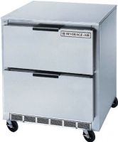 Beverage Air UCFD27AHC-2 Undercounter Freezer - 27", 4 Amps, 60 Hertz, 1 Phase , 115 Voltage, 7.3 cu. ft. Capacity, 1/6 HP Horsepower, 2 Number of Drawers, 0° F Temperature Range, Drawers Access, Rear Mounted Compressor Location, Front Breathing Compressor Style, Height Style Counter, 23" W x 19" D x 23" H Interior Dimensions, Environmentally-safe R290 refrigerant (UCFD27AHC-2 UCFD27AHC 2 UCFD27AHC2) 