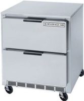 Beverage Air UCFD36AHC-2 Undercounter Freezer - 36", 7 Amps, 60 Hertz, 1 Phase , 115 Voltage, 8.5 cu. ft. Capacity, 1/5 HP Horsepower, 2 Number of Drawers, 0° F Temperature Range, Drawers Access, Rear Mounted Compressor Location, Front Breathing Compressor Style, Counter Height Style, 32" W x 20" D x 23" H Interior Dimensions, Environmentally-safe R290 refrigerant (UCFD36AHC-2 UCFD36AHC 2 UCFD36AHC2) 