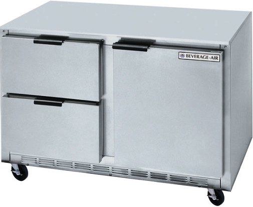 Beverage Air UCFD48AHC-2 Undercounter Freezer with 2 Drawers and 1 Door - 60