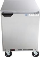 Beverage Air UCR24AHC Undercounter Refrigerator - 24", 4 Amps, 60 Hertz, 1 Phase, 115 Voltage, 6.5 cu. ft. Capacity, 1/6 HP Horsepower, 1 Number of Doors, 2 Number of Shelves, 35° - 38° F Temperature Range, 20" W x 18" D x 23" H Interior Dimensions, Bottom Mounted Compressor Location, Front Breathing Compressor Style, Swing Door Style, Solid Door, Right Hinge Location, Doors Access, Counter Height Style (UCR24AHC UCR-24AHC UCR 24AHC) 