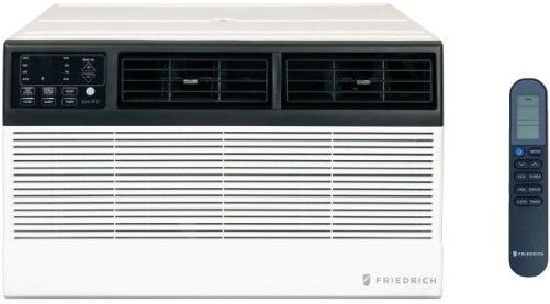 Friedrich UCT08A10A Uni-Fit Smart Wi-Fi Through-the-Wall Air Conditioner, 8000 BTU Cooling, 115 Voltage, 6.9 Amps, 755 Watts, 10.7 EER, 10.6 CEER, 0.8 Pints/HR Moisture Removal, 265 CFM, 300 Sq. - 350 Ft. Cooling Area, Built-in Wi-Fi Control On the Go with the FriedrichGo App, Smart Home/Voice Command Device Compatability, UPC 724587436747 (UCT-08A10A UCT 08A10A UCT08-A10A UCT08 A10A)