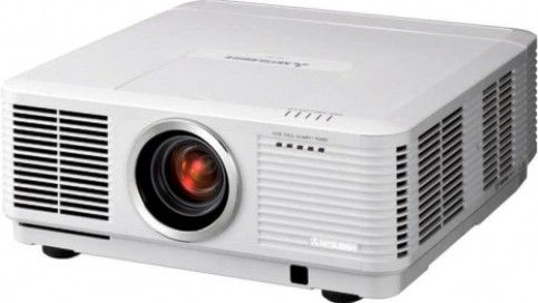 Mitsubishi UD8350U DLP Projector, 6500 lumens Image Brightness, 2000:1 Image Contrast Ratio, 0.2 in - 300 in Image Size, 1.67 - 2.28:1 Throw Ratio, 1920 x 1200 WUXGA Resolution, Widescreen Native Aspect Ratio, 162 MHz Video Bandwidth, 2,304,000 pixels -1920 x 1200 Display Format, 95 V Hz x 100 H kHz Max Sync Rate , 2 x 330 Watt Lamp Type, 2000 hours Typical mode / 4000 hours economic mode Lamp Life Cycle, UPC 082400030955 (UD8350U UD-8350U UD 8350U UD8350-U UD8350 U)