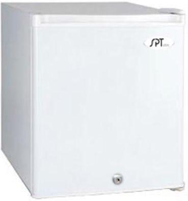 Sunpentown UF-160W Upright Freezer 1.6 cu.ft., White on White, Manual defrost, Lock & key, Reversible door, 1 wire shelf, Ice cube tray (UF 160W UF160W UF160)