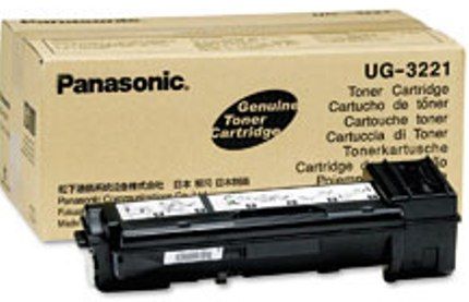 Panasonic UG3221 Toner Cartridge For UF-490 and UF4000 Fax Machines, Laser Print Technology, Black Print Color, 6000 Pages Duty Cycle, 3% Print Coverage (UG-3221 UG 3221) 