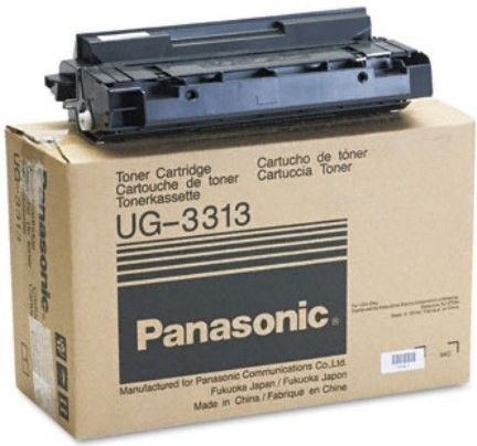 Panasonic UG3313 Toner Cartridge for Panasonic Fax Models, Laser Print Technology, Black Print Color, 10000 Pages Duty Cycle, for use with UF550, UF560, UF770, UF770F, UF880, DF1100, DX1000 and DX2000 Panasonic Fax Machines (UG-3313 UG 3313)