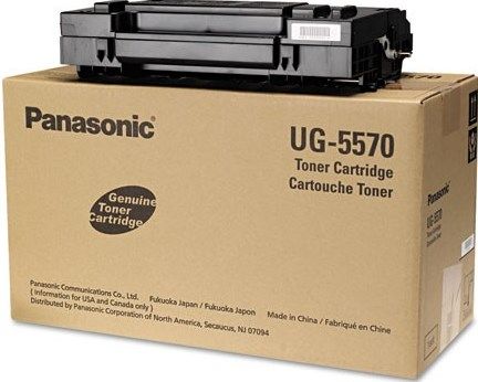 Panasonic UG-5570 Black Toner Cartridge for use with HP UF-8200 and UF-7200 Printers, Estimated Yield 10000 Pages @ 3% coverage, New Genuine Original OEM Xerox Brand, UPC 885170049796 (UG5570 UG 5570) 