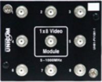 Unicom UHB1-PV1082-1 UniHome 1x8 Port 2GHz MDU Video Module, 16db MSL, Bi-directional feature also allows up to 8 outbound ports for video broadcast and distribution from one input (UHB1PV10821 UHB1PV1082-1 UHB1-PV10821 UHB1-PV1082 UHB1PV1082) 