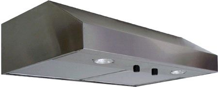 Summit UL2820SS Under Cabinet Range Hood 425 CFM Inline Blower & Convertible to Ductless, 20