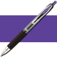 Uni-Ball 1754846 Signo 207, Colored Retractable Gel Pen Purple; Textured grip provides superior writing comfort and control; Features uni-Super Ink to help prevent against check and document fraud; Acid-free; 0.7mm; Dimensions 5.75" x 0.65" x 0.65"; Weight 0.1 lbs; UPC 070530001587 (UNIBALL1754846 UNI-BALL 1754846 SIGNO 207 ALVIN COLORED RETRACTABLE GEL PEN PURPLE) 