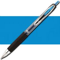 Uni-Ball 1754848 Signo 207, Colored Retractable Gel Pen Light Blue; Textured grip provides superior writing comfort and control; Features uni-Super Ink to help prevent against check and document fraud; Acid-free; 0.7mm; Dimensions 5.75" x 0.65" x 0.65"; Weight 0.1 lbs; UPC 070530001600 (UNIBALL1754848 UNI-BALL 1754848 SIGNO 207 ALVIN COLORED RETRACTABLE GEL PEN LIGHT BLUE) 