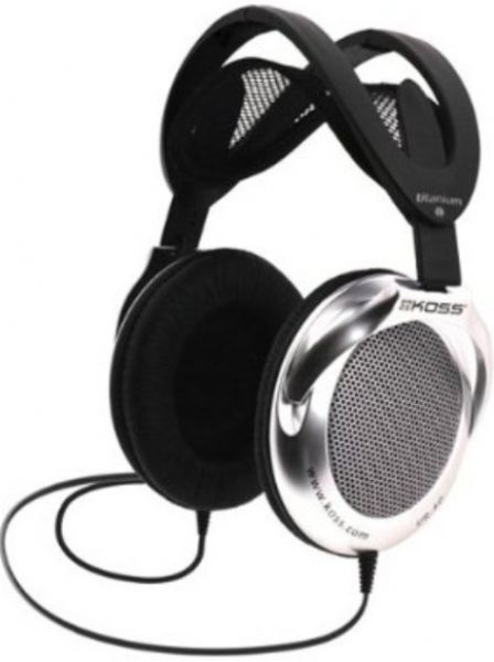 Koss UR40 Collapsible Over-Ear Headphones, Headphones - binaural Headphones Type, Ear-cup Headphones Form Factor, Dynamic Headphones Technology, Wired Connectivity Technology, Stereo Sound Output Mode, 15 - 22000 Hz Response Bandwidth, 0.2% Total Harmonic Distortion -THD, 98 dB Sensitivity, 60 Ohm Impedance, Neodymium iron boron Magnet Material (UR40 UR 40 UR-40 164179)