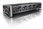 Tascam US-4x4 USB 2.0 4-In/4-Out Audio/MIDI interface; 44.1k/48k/88.2k/96kHz Sampling frequency; 16/24bit Quantization bit rate; XLR-3-31(1:GND, 2:HOT, 3:COLD), BALANCED MIC in Connector; 6.3mm(1/4")TS-jack(TFHOT, SFGND), UNBALANCED Inst IN Connector; 6.3mm(1/4")TRS-jack(TFHOT, RFCOLD, SFGND), BALANCED LINE in Connector; 6.3mm(1/4")TRS-jack(TFHOT, RFCOLD, SFGND), BALANCED LINE out Connector; UPC 043774031016 (US4X4 US-4X4) 
