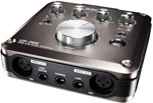 Tascam US-366 USB 2.0 Audio Interface with On-Board DSP Mixer; High-quality HDDAHigh Definition Discrete Architecture) mic pre-amps; Up to 24bit/192kHz recording; LINE 3-4 connectors can select between input or output, up to six inputs or six outputs; Coaxial/Optical digital input and output; Two XLR/TRS (MIC/LINE) inputs with full +48V phantom power supply; UPC 043774028658 (US366 US 366)
