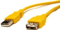 Bytecc USB2-10MF-Y USB 2.0 10 feet Extension Cable, Yellow, A Male to Type B Male, Hi-speed data transfer up to 480Mbps from PC or Mac to printer with absolute reliability, UPC 837281102396 (USB210MFY USB210MF-Y USB2-10MFY USB2-10MF USB2-MF) 