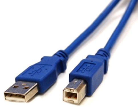 Bytecc USB2-AB-6BL - USB 2.0 CABLE - A Male to Type B Male, 6 ft, Hi-speed data transfer up to 480Mbps from PC or Mac to printer, USB printer cable is 10' or 6' long, A-B cable, Blue Color (USB2-AB-6BL USB2 AB 6BL USB2AB6BL USB2-AB USB2 AB USB2AB)